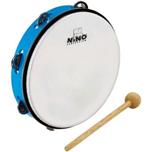 Nino by Meinl 10 ABS Tambourine Sky Blue Nino by Meinl 10 ABS Tambourine Sky Blue