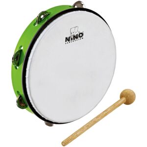 Nino by Meinl 10 ABS Tambourine Grass Green Nino by Meinl 10 ABS Tambourine Grass Green