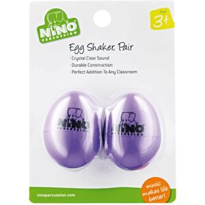 Nino by Meinl NINO540AU-2 Plastic Egg Shaker Pair Aubergine Nino by Meinl NINO540AU-2 Plastic Egg Shaker Pair Aubergine
