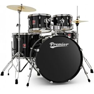 Premier Revolution 22" 5pc Drum Kit Black Premier Revolution 22" 5pc Drum Kit Black