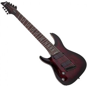 Schecter Omen Elite-8 MS Left-Handed Black Cherry Burst Schecter Omen Elite-8 MS Left-Handed Black Cherry Burst