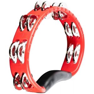 Meinl Headliner HandHeld ABS Tambourine Dual Row Steel Jingles Red Meinl Headliner HandHeld ABS Tambourine Dual Row Steel Jingles Red