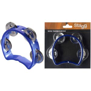 Stagg Plastic Mini Tambourine Blue Stagg Plastic Mini Tambourine Blue