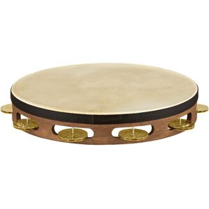 Meinl Vintage Goat Skin 1 Row Tambourine Walnut Brown Meinl Vintage Goat Skin 1 Row Tambourine Walnut Brown