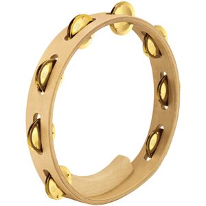 Meinl Artisan Edition Tambourine 1 Row Solid Brass Jingles Maple Meinl Artisan Edition Tambourine 1 Row Solid Brass Jingles Maple