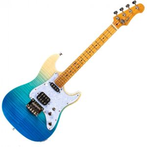 Flight Pathfinder Tenor Electric Ukulele Trans Blue Flight Pathfinder Tenor Electric Ukulele Trans Blue
