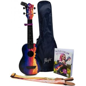 Flight TUS Elise Ecklund Travel Soprano Ukulele Sunset (Pack) Flight TUS Elise Ecklund Travel Soprano Ukulele Sunset (Pack)