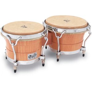 Latin Percussion LP Valje Bongos Beech Wood Chrome Hardware Latin Percussion LP Valje Bongos Beech Wood Chrome Hardware