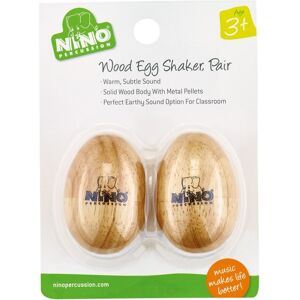 Nino by Meinl Wood Egg Shaker Pair Small Nino by Meinl Wood Egg Shaker Pair Small