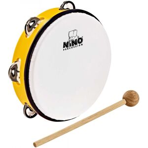 Nino by Meinl 8" ABS Tambourine Yellow Nino by Meinl 8" ABS Tambourine Yellow