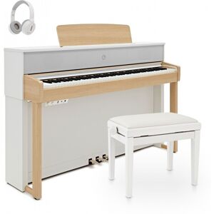 G4M HDP-1 Upright Digital Piano Maple & White with Accessory Pack G4M HDP-1 Upright Digital Piano Maple & White with Accessory Pack