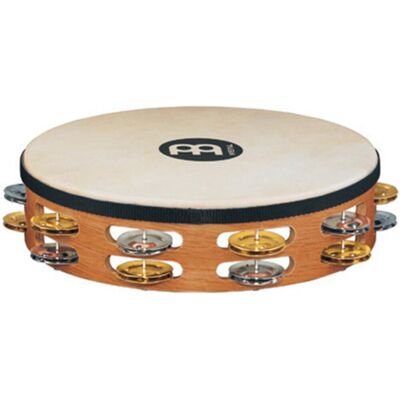 Meinl Percussion Headed Recording-Combo Double Tambourine TAH2MSNT Meinl Percussion Headed Recording-Combo Double Tambourine TAH2MSNT