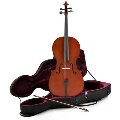 Student 1/4 Size Cello by Gear4music Natural Student 1/4 Size Cello by Gear4music Natural