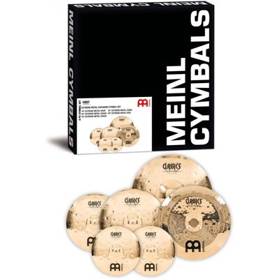 Meinl Classics Custom Extreme Metal Expanded Cymbal Set Meinl Classics Custom Extreme Metal Expanded Cymbal Set