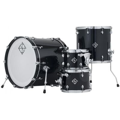 Dixon Cornerstone Hybrid 22 4pc Shell Pack Piano Black Gloss Dixon Cornerstone Hybrid 22 4pc Shell Pack Piano Black Gloss