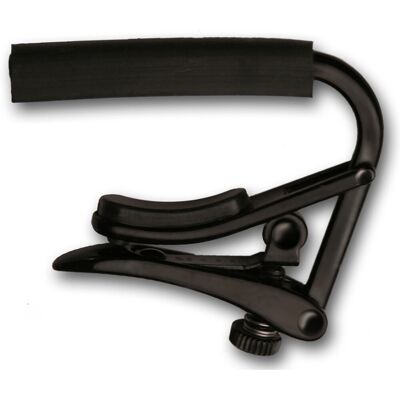 Shubb C1K Capo Noir Steel String Guitar Capo Black Chrome Shubb C1K Capo Noir Steel String Guitar Capo Black Chrome