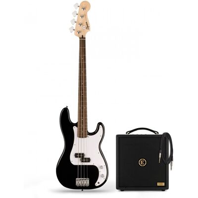 Squier Sonic Precision Bass Black & Eden Orbiter 8 Bass Combo Amp Squier Sonic Precision Bass Black & Eden Orbiter 8 Bass Combo Amp