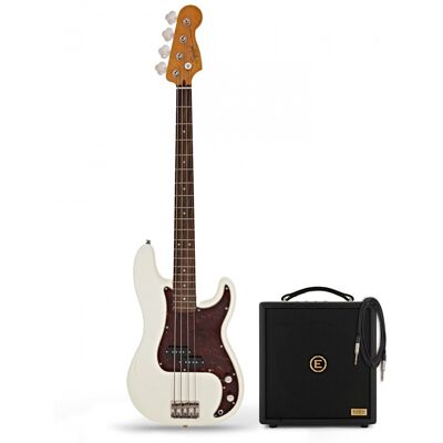 Squier Classic Vibe 60s Precision Bass Olympic White & Eden Orbiter 8 Bass Combo Amp Squier Classic Vibe 60s Precision Bass Olympic White & Eden Orbiter 8 Bass Combo Amp