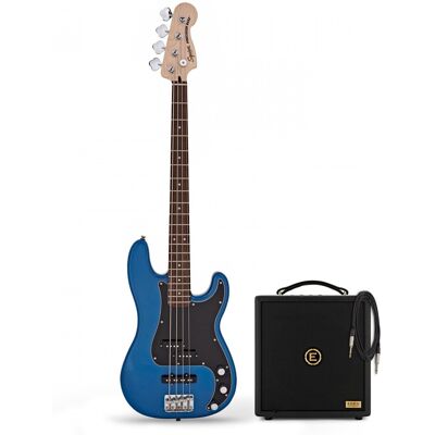 Squier Affinity Precision Bass PJ Lake Placid Blue & Eden Orbiter 8 Bass Combo Amp Squier Affinity Precision Bass PJ Lake Placid Blue & Eden Orbiter 8 Bass Combo Amp