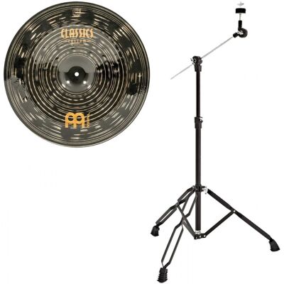 Meinl 18" Classics Custom Dark China & Gear4music Boom Arm Stand Black Meinl 18" Classics Custom Dark China & Gear4music Boom Arm Stand Black