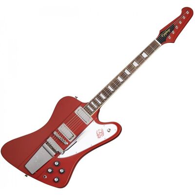 Epiphone 1963 Firebird V Maestro Vibrola Inspired by Gibson Custom Ember Red Epiphone 1963 Firebird V Maestro Vibrola Inspired by Gibson Custom Ember Red