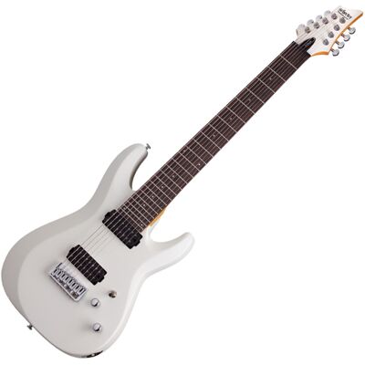 Schecter C-8 Deluxe Satin White Schecter C-8 Deluxe Satin White