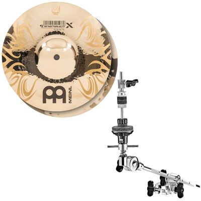 Meinl Generation X 10 FX Hats & X-Hat Auxiliary Hi-Hat Arm with Clamp Meinl Generation X 10 FX Hats & X-Hat Auxiliary Hi-Hat Arm with Clamp