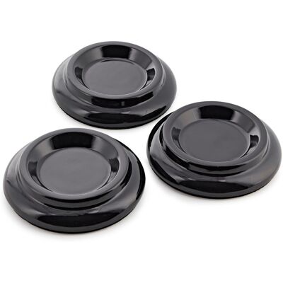 Grand Piano Castor Cups by Gear4music Pack of Three Grand Piano Castor Cups by Gear4music Pack of Three