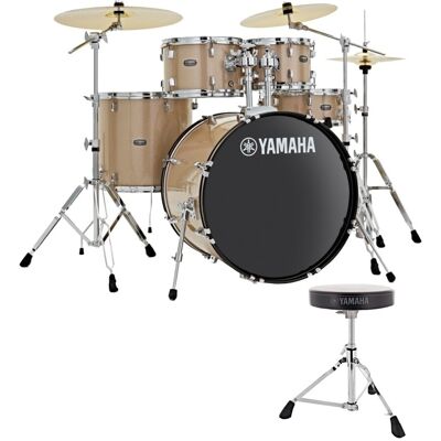 Yamaha Rydeen 20" Drum Kit with Paiste Cymbals & DS550U Drum Throne Champagne Glitter Yamaha Rydeen 20" Drum Kit with Paiste Cymbals & DS550U Drum Throne Champagne Glitter