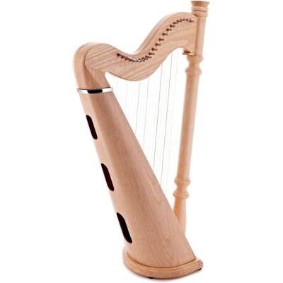 Deluxe 22 String Pillar Harp by Gear4music Natural Deluxe 22 String Pillar Harp by Gear4music Natural