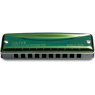 Suzuki Olive C-20 Diatonic Harmonica C Suzuki Olive C-20 Diatonic Harmonica C