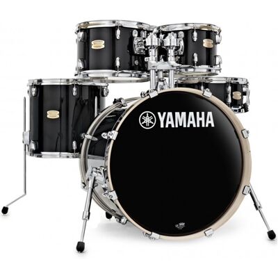 Yamaha Stage Custom Birch 20 5pc Shell Pack Raven Black Yamaha Stage Custom Birch 20 5pc Shell Pack Raven Black