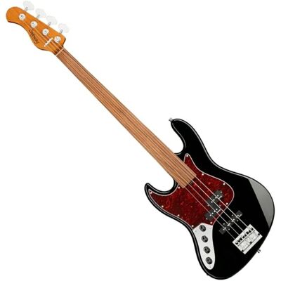 Sadowsky MetroExpress Hybrid P/J Fretless Left Handed Bass Solid Black High Polish Sadowsky MetroExpress Hybrid P/J Fretless Left Handed Bass Solid Black High Polish