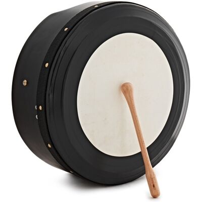 14 x 5" Deluxe Tuneable Bodhran by Gear4music Black 14 x 5" Deluxe Tuneable Bodhran by Gear4music Black