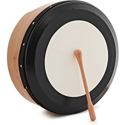 14 x 5" Deluxe Tuneable Bodhran by Gear4music Ash 14 x 5" Deluxe Tuneable Bodhran by Gear4music Ash