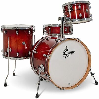 Gretsch Catalina Club 20 Shell Pack With Snare Gloss Crimson Burst Gretsch Catalina Club 20 Shell Pack With Snare Gloss Crimson Burst