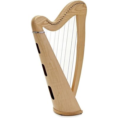 27 String Roundback Harp by Gear4music Natural 27 String Roundback Harp by Gear4music Natural