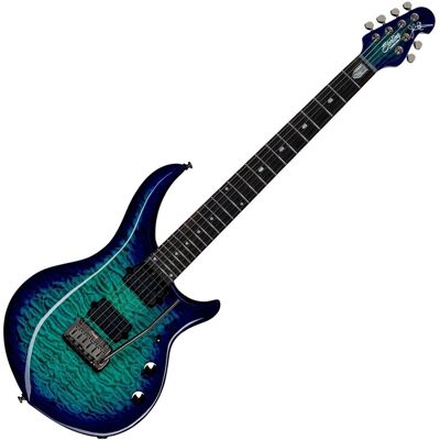 Sterling by Music Man Sterling Majesty MAJ200X Quilted Maple Cerulean Paradise Sterling by Music Man Sterling Majesty MAJ200X Quilted Maple Cerulean Paradise