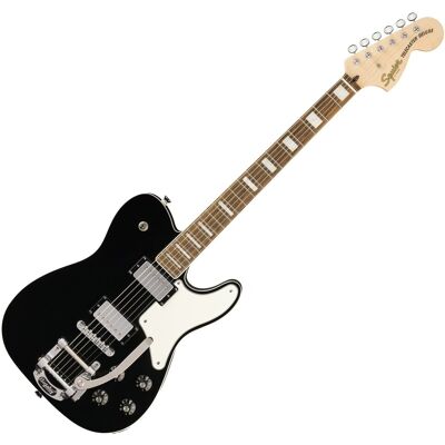 Squier Paranormal Troublemaker Telecaster Deluxe Bigsby Black Squier Paranormal Troublemaker Telecaster Deluxe Bigsby Black