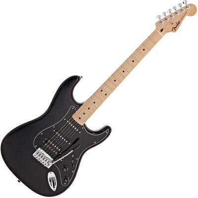 Fender Limited Edition Standard Stratocaster HSS Maple Fingerboard Black Pickguard Black Fender Limited Edition Standard Stratocaster HSS Maple Fingerboard Black Pickguard Black