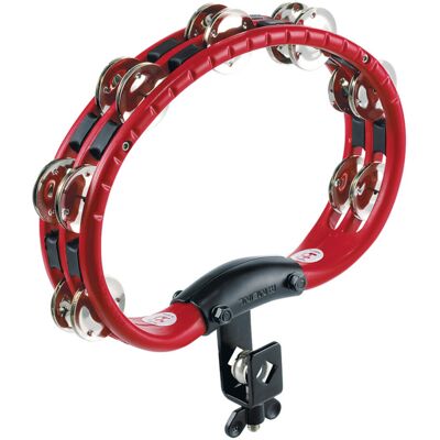 Meinl Percussion ABS Steel Jingle Tambourine Mountable TMT2R Red Meinl Percussion ABS Steel Jingle Tambourine Mountable TMT2R Red