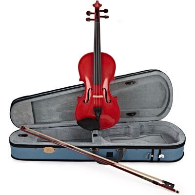 Stentor Harlequin Violin Outfit Cherry Red 1/4 Stentor Harlequin Violin Outfit Cherry Red 1/4