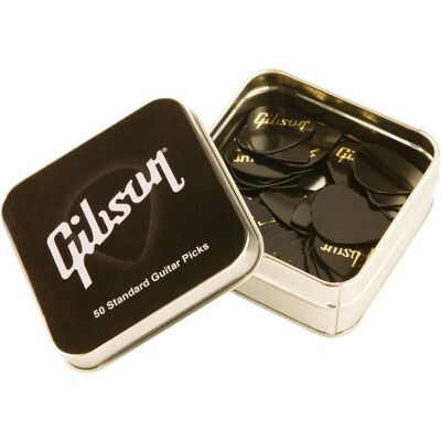Gibson APRGG50-74XH Guitar Pick Tin 50 Picks Extra Heavy Gibson APRGG50-74XH Guitar Pick Tin 50 Picks Extra Heavy