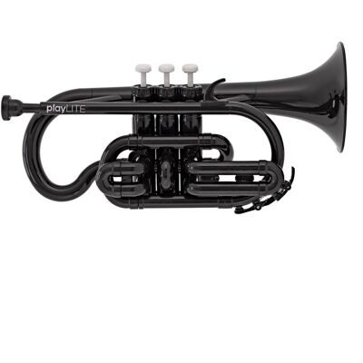 playLITE Hybrid Cornet by Gear4music Black playLITE Hybrid Cornet by Gear4music Black