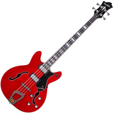 Hagstrom Viking Short Scale Bass Wild Transparent Cherry Hagstrom Viking Short Scale Bass Wild Transparent Cherry