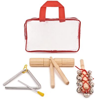 Rhythm Selection 3 Piece Kids Percussion Set by Gear4music Rhythm Selection 3 Piece Kids Percussion Set by Gear4music