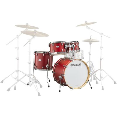 Yamaha Tour Custom 22" Shell Pack Candy Apple Satin Yamaha Tour Custom 22" Shell Pack Candy Apple Satin
