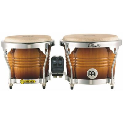 Meinl Free Ride Series Wood Bongo - Gold Amber Sunburst Meinl Free Ride Series Wood Bongo - Gold Amber Sunburst