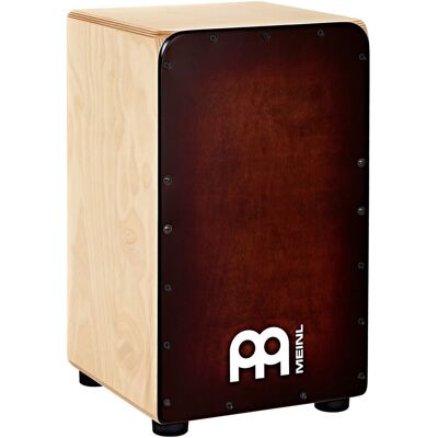Meinl Woodcraft Cajon 19 3/4 inch Espresso Burst Frontplate Meinl Woodcraft Cajon 19 3/4 inch Espresso Burst Frontplate