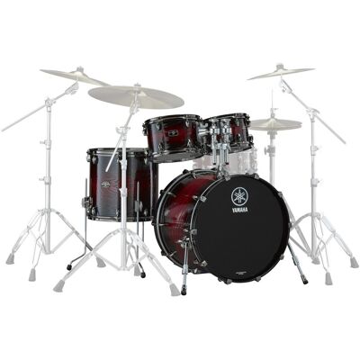 Yamaha Live Custom Hybrid Oak 22 4pc Shell Pack Magma Sunburst Yamaha Live Custom Hybrid Oak 22 4pc Shell Pack Magma Sunburst